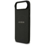 Guess Grained Ring MagSafe black Kryt iPhone 17 Air