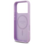 Guess Grained Ring MagSafe purple Kryt iPhone 17 Pro