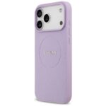 Guess Grained Ring MagSafe purple Kryt iPhone 17 Pro Max