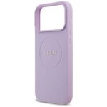 Guess Grained Ring MagSafe purple Kryt iPhone 17 Pro Max