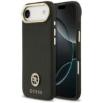 Guess Grained Strass Logo MagSafe black Kryt iPhone 17 Air