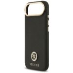 Guess Grained Strass Logo MagSafe black Kryt iPhone 17 Air