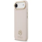 Guess Grained Strass Logo MagSafe pink Kryt iPhone 17 Air