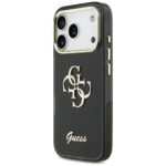 Guess IML 4G Script Metal black Kryt iPhone 17 Pro Max
