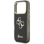 Guess IML 4G Script Metal black Kryt iPhone 17 Pro Max