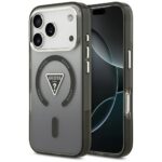 Guess IML Gradient Triangle Logo MagSafe black Kryt iPhone 17 Pro