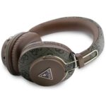 Guess Triangle Logo Bluetooth ENC Wireless Headphones brown
