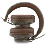 Guess Triangle Logo Bluetooth ENC Wireless Headphones brown